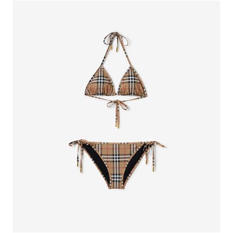 mikina burberry|burberry check triangle bikini.